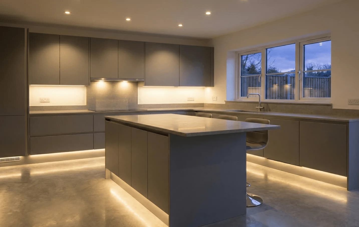 Kitchen spotlights installation by Palmer Electrical